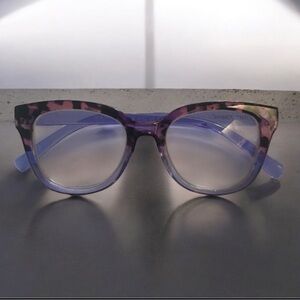 Betsey Johnson Purple Tortoise Glasses